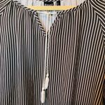 CRUEL Denim Womens Size Small‎ Boho Striped Embroidered Top *FLAWED Black Photo 7