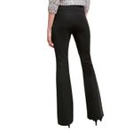 Anthropologie Essential Flare Pant Sz 4 Black Classic Stretch Office Business Photo 1