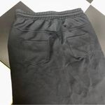 The Kooples NWOT Sport Black Midi Skirt Stripes Drawstring Elastic Waistband szM Photo 4