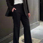 Uniqlo Smart Flare Pants NWT Black XXL Photo 0