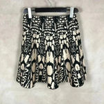 Wow Couture  Tan/Black "Sweater Knit' A-Line Skirt NWOT Size SMALL Photo 3