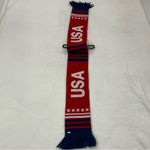 USA America Soccer Logo Eclipse Red Winter Country Acrylic Scarf Scarve Unisex Photo 1