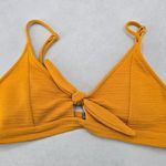 Yellow Tie Beach Sports Bra Bikini Bralette Swim Top S Small Photo 0