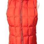 Gap Vintage Down Puffer Zipper Winter Washable Vest Orange Spice MEDIUM Outdoor Photo 0