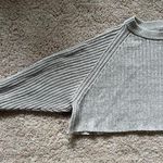 Aeropostale Cropped Grey Knit Sweater Photo 1