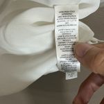 White House | Black Market White Embroidered Sleeve Blouse Sz M Photo 6