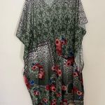 Gypsie Blue Kaftan Maxi Length Boho Dress Green Size undefined Photo 5
