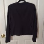 Calvin Klein Black Blazer with Tailored Fit size 6 zipper detail Photo 3