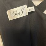 Eliza J  Black Sleeveless Sheath Fit And Flare Pleated Cutout Mini Dress Size 6‎ Photo 4