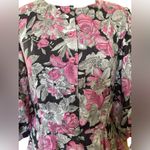 CGJ Vintage 80s Witchy Whimsygoth Artsy Grunge Floral Layered Ruffle Midi Dress Size undefined Photo 1