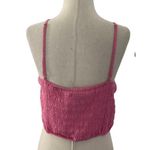 ZARA  Pink Ruched Crop Top Women's Size Large | 41-38 Photo 1