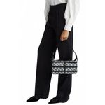 Altuzarra Park Place Leather Monogram Shoulder Bag Black Sparrow Blue Black NWT Photo 5