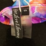 For Love & Lemons 💕💕 One-Piece Swimsuit ~ Vintage Watercolor Floral ~ S NWT Photo 7