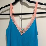 NEW Honeydew Blue and Pink Chemise Photo 1
