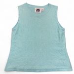 Vintage Storybook Knits HSN Light Blue Floral Lace Tank Sweater size L Size L Photo 4