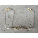Elle  Eyeglasses Frames ONLY Women's  Gold Metal Full Rim Oval 50-18-135 Photo 1