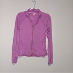 Lilly Pulitzer Luxletic Kapri Striped Quarter Zip Jacket purple Size XS Photo 1