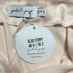 Petal and Pup  Pink Satin Midi Slip Dress Size 2 Coquette Minimalist Cocktail 90s Photo 5