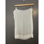 Vintage Echo Silk Scarf Womens One Size White Sheer Chiffon Wrap Made Japan Photo 1