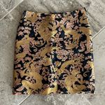 Versace Jacquard Mini Skirt, Black Pink Gold, Size US 2 , EU 38 NWT Photo 5