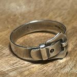 Sterling Silver Vintage Bucko Pat Pend Buckle 925  Ring Photo 1
