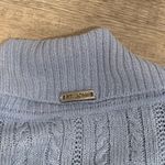 St.John Sport by Marie Gray Cardigan Sweater Navy blue and light blue Knit ZipUp Photo 2