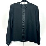 Oscar de la Renta Expressions Bow Blouse Black Photo 0