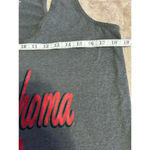 Boxercraft  OU Oklahoma Sleeveless Tank Top Size Medium Gray Boomer V-Neck Photo 3