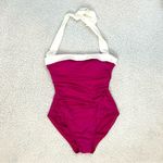 Ralph Lauren Lauren Tummy Control Ruched Halter Bel Air One Piece Swimsuit 6 Photo 2
