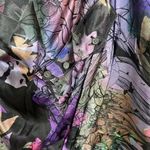 Diesel NWT  Women Floral Midi Dress Oversized Size XS Pocket Photo 8