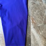 Athleta Velocity Laser Cut Leggings Blue Paradise Women’s Size XL Photo 2