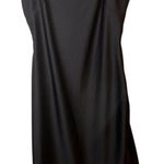 Liz Sara Black Spaghetti Strap Cutout Back‎ Sheath Dress Women's Large NYE Party Photo 0