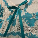 NWT Coquette Teal Blue Cami Camisole Babydoll Slip Dress Photo 7