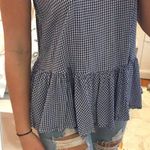 Old Navy Gingham Peplum Tank Top  Photo 0