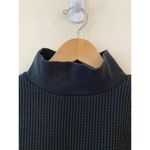 Aerie  Long Sleeve Blizzard Waffle Mock Neck T-Shirt Black Women's Size Medium Photo 8