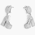 Marc Jacobs NWOT Marc Jacob’s Elegant Silver Shoe Earrings Photo 0