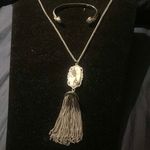 Kendra Scott Howlite Everly Necklace & Bracelet Set Photo 1