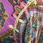 Raj 100% Cotton SzL Ladies Pink Boho Hippie Tunic Top Swim Cover Embroidered Photo 6