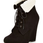 Anthropologie Candela Shiloh Wedge Ankle Bootie New Size 9 Photo 0