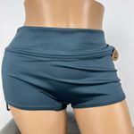 Victoria's Secret New Victoria’s Secret PINK Active Gym To Swim Shortie Shorts Size Large Teal Photo 5