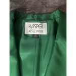 Kasper Myrtle Green Sz. 6 Petite 100% Silk Blazer W/ Matching Skirt NWT Career Photo 3