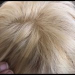 Wig 100% human hair blonde wig Photo 3