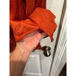 Belle Sky Rust Blouse XL Photo 6