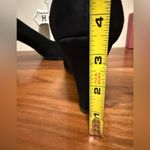 Pura Lopez Black and Pink Suede Heels size 9B Photo 5