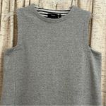 Theory Cotton Terry Reversible Sleeveless Tent Dress Photo 1