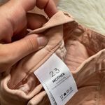 MOTHER High Waisted Looker Velvet Jeans In Petal Pink Size 23 Photo 7