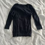 Banana Republic Black Half-Sleeve Sweater Photo 1