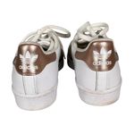Adidas  Superstar Women White Rose Gold Stripe Shell Toe Sneakers Shoes 7.5 Photo 6