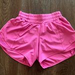 Lululemon sonic pink hotty hot shorts 4” size 2 Photo 0
