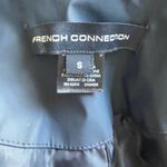 French Connection Navy Blue Hooded Raincoat Sz Small Photo 5